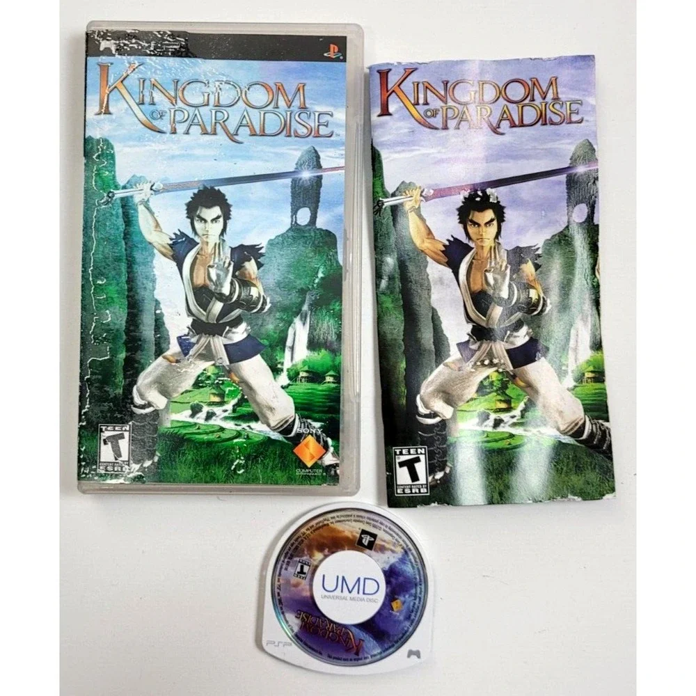 KINGDOM OF PARADISE - PSP‎ GAME - COMPLETE! PLAYSTATION PORTABLE *PLEASE READ*